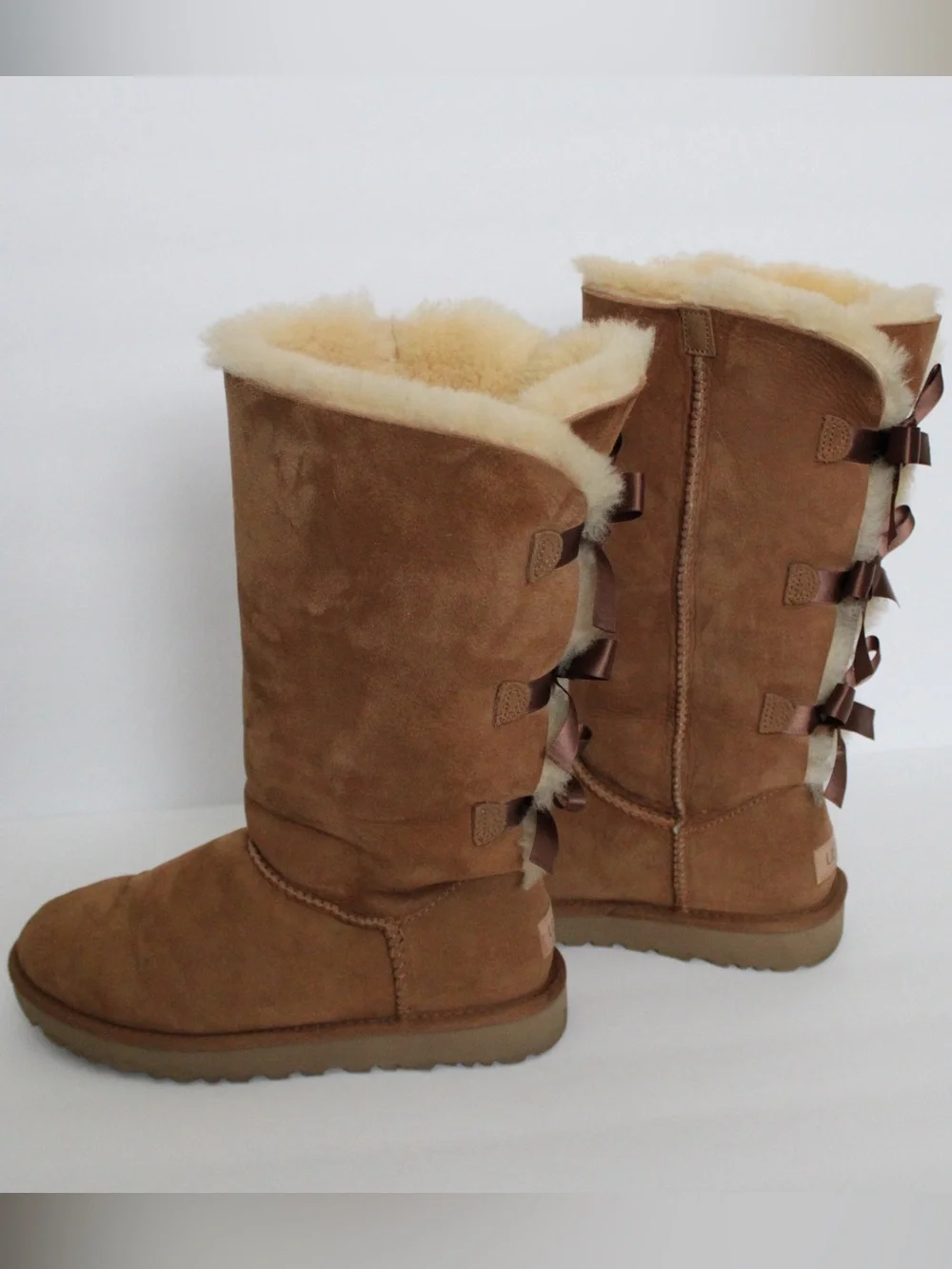UGG Bailey Bow ll Tall Boots Women’s Size 7 Chestnut Winter Boots